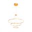 ORBIT modern LED függőlámpa, bronz, 3000K, Ø120+80+40 cm, TRIAC dimmelhető
