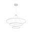 ORBIT modern LED függőlámpa, matt fehér, 4000K, Ø120+80+40 cm, DALI dimmelhető