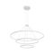 ORBIT modern LED függőlámpa, matt fehér, 4000K, Ø120+80+40 cm, TRIAC dimmelhető