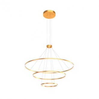 ORBIT modern LED függőlámpa, bronz, 4000K, Ø120+80+40 cm, DALI dimmelhető