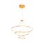 ORBIT modern LED függőlámpa, bronz, 4000K, Ø120+80+40 cm, TRIAC dimmelhető