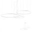 ORBIT modern LED függőlámpa, matt fehér, 3000K, Ø100+80+60 cm, DALI dimmelhető