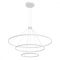 ORBIT modern LED függőlámpa, matt fehér, 3000K, Ø150+100+60 cm, TRIAC dimmelhető