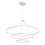 ORBIT modern LED függőlámpa, matt fehér, 3000K, Ø150+100+60 cm, TRIAC dimmelhető