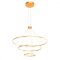 ORBIT modern LED függőlámpa, bronz, 3000K, Ø150+100+60 cm, TRIAC dimmelhető