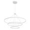 ORBIT modern LED függőlámpa, matt fehér, 4000K, Ø150+100+60 cm, DALI dimmelhető
