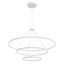 ORBIT modern LED függőlámpa, matt fehér, 4000K, Ø150+100+60 cm, DALI dimmelhető