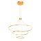ORBIT modern LED függőlámpa, bronz, 4000K, Ø150+100+60 cm, DALI dimmelhető
