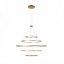 ORBIT modern LED függőlámpa, bronz, 3000K, Ø150+100+100+60+60 cm, TRIAC dimmelhető