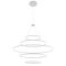 ORBIT modern LED függőlámpa, matt fehér, 4000K, Ø150+100+100+60+60 cm, DALI dimmelhető