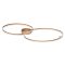 ORBIT modern LED mennyezeti lámpa, bronz, 4000K, Ø60+80 cm, DALI dimmelhető