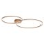 ORBIT modern LED mennyezeti lámpa, bronz, 4000K, Ø60+80 cm, DALI dimmelhető