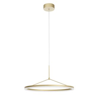 ORBIT modern LED függőlámpa, bronz, 3000K, Ø60 cm, TRIAC dimmelhető