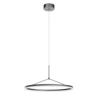 ORBIT modern LED függőlámpa, matt fekete, 3000K, Ø60 cm, DALI dimmelhető