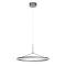 ORBIT modern LED függőlámpa, matt fekete, 3000K, Ø60 cm, TRIAC dimmelhető