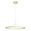 ORBIT modern LED függőlámpa, bronz, 3000K, Ø80 cm, DALI dimmelhető