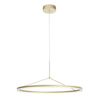 ORBIT modern LED függőlámpa, bronz, 3000K, Ø80 cm, TRIAC dimmelhető