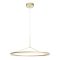 ORBIT modern LED függőlámpa, bronz, 3000K, Ø80 cm, TRIAC dimmelhető