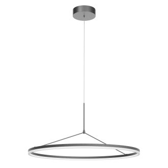 ORBIT modern LED függőlámpa, matt fekete, 3000K, Ø80 cm, DALI dimmelhető