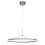 ORBIT modern LED függőlámpa, matt fekete, 3000K, Ø80 cm, DALI dimmelhető