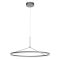ORBIT modern LED függőlámpa, matt fekete, 3000K, Ø80 cm, TRIAC dimmelhető