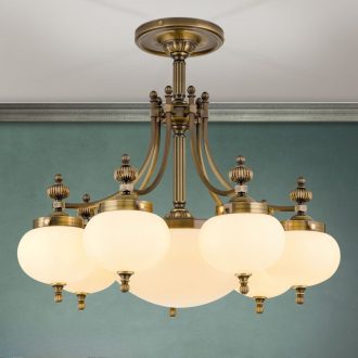   WIENER NOSTALGIE klasszikus mennyezeti csillár, patina, Ø74 cm