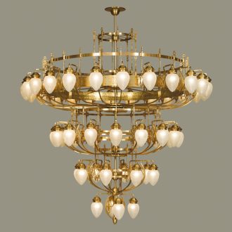BUDAPEST klasszikus csillár, bronz, Ø205 cm
