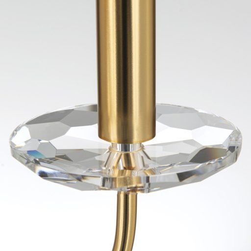 ARIANE klasszikus kristály csillár 3xE14, matt arany