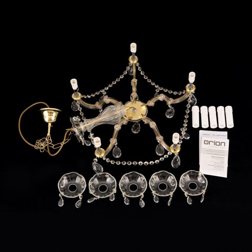 MARIE kristálycsillár, öt karú