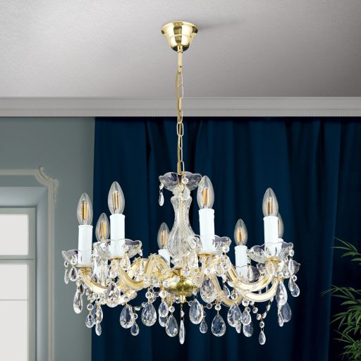 MARIE kristálycsillár, nyolc karú