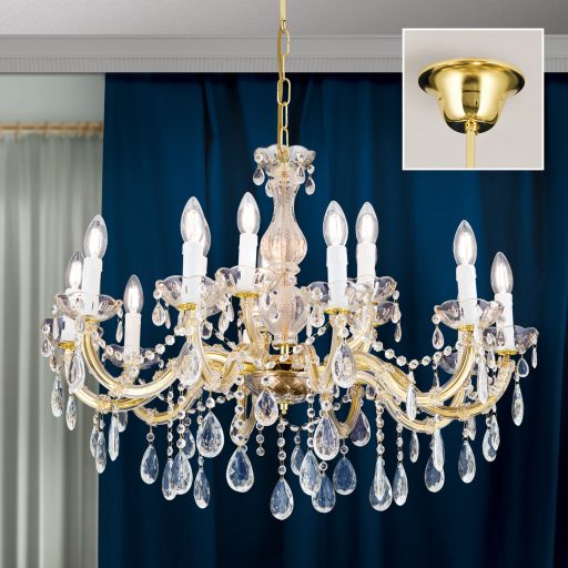 MARIE kristálycsillár, tizenöt karú