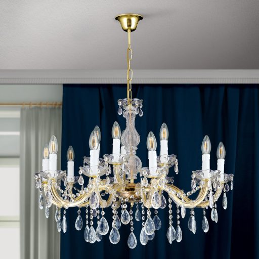 MARIE kristálycsillár, tizenöt karú