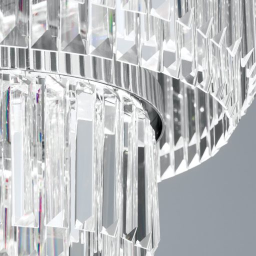 PRISM LED kristálycsillár, króm