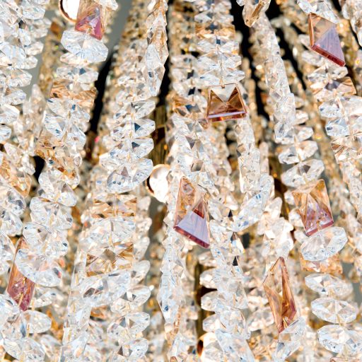 CRYSTALRIVER modern kristály csillár 21xG9, arany