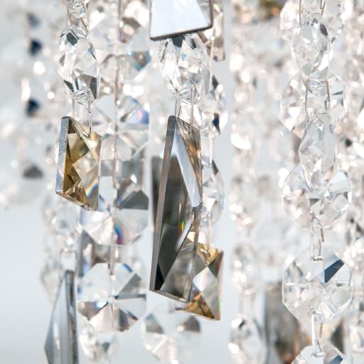 CRYSTALRIVER modern kristály mennyezeti lámpa 21xG9, króm