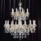 BALLROOM klasszikus csillár, arany, Ø90 cm, 18xE14