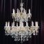 BALLROOM klasszikus csillár, arany, Ø90 cm, 18xE14