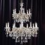 BALLROOM klasszikus csillár, arany, Ø90 cm, 24xE14