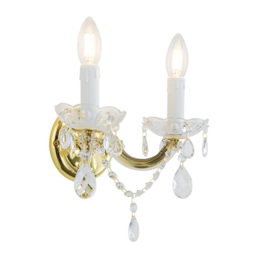 MARIE kristály fali lámpa, kettes