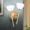 OPALDESIGN modern fali lámpa, arany, 29 cm