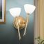 OPALDESIGN modern fali lámpa, arany, 29 cm