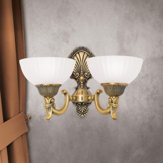 ROCCA klasszikus fali lámpa 2xE27, bronz