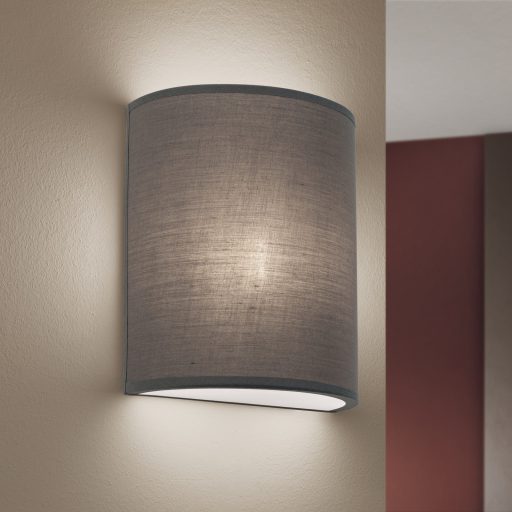 UFO modern fali lámpa 1xE14, szürke