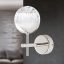 BALL modern LED fali lámpa, fényes nikkel, 18,5 cm, 3000 K