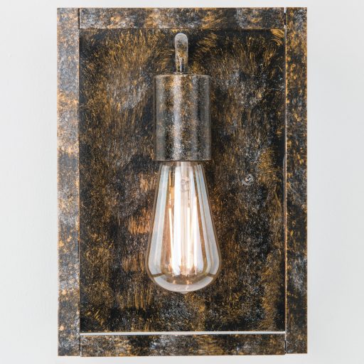 CAGE vintage fali lámpa 1xE27, antik