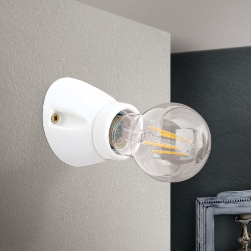 FROST modern fali lámpa 1xE27, fehér