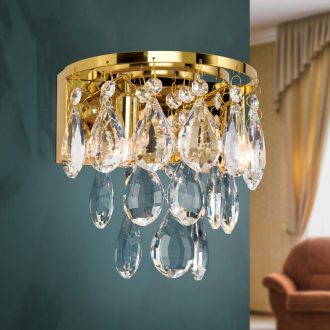 CELESTE modern kristály fali lámpa 2xG9, arany