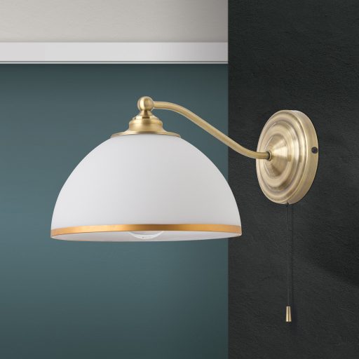 OLD LAMP klasszikus fali lámpa 1xE27, patina