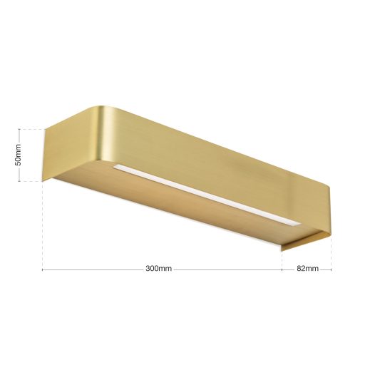BERNHARD modern LED fali lámpa , matt réz, 1400lm
