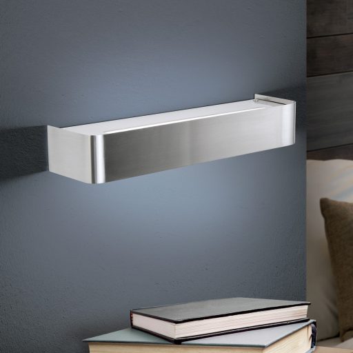BERNHARD modern LED fali lámpa , matt króm, 1400lm